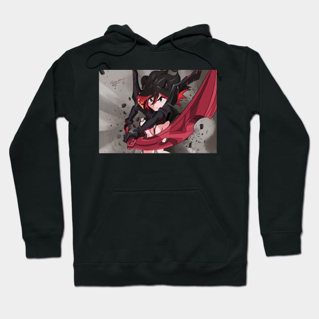 Ryuko Matoi Hoodie by Klaudiapasqui 96